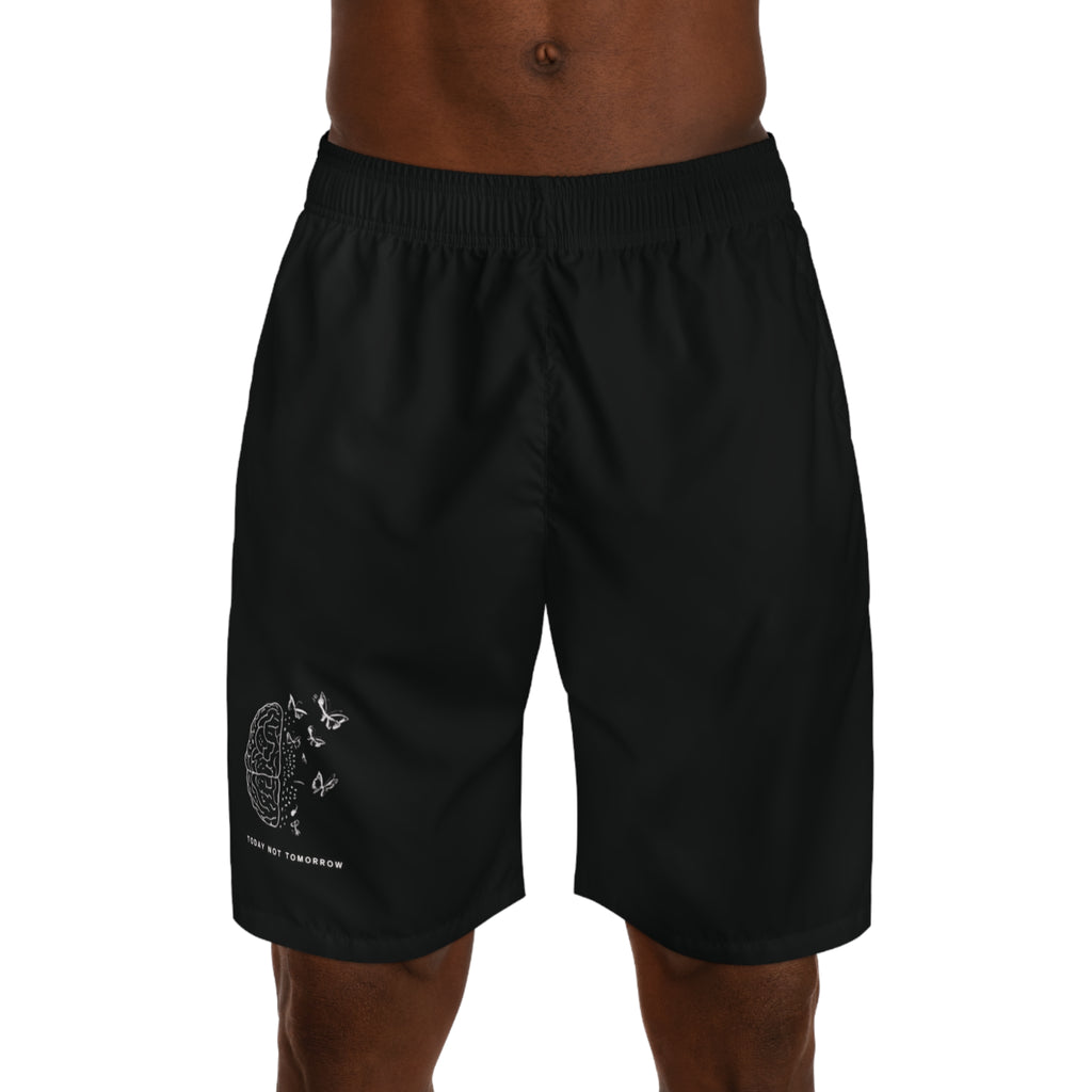 Relax Your Mind Jogger Shorts - Black