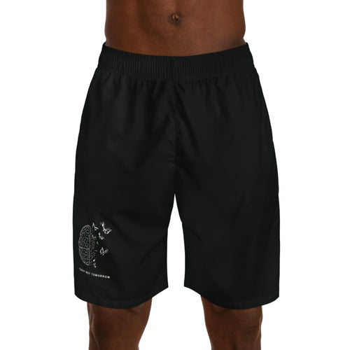 Relax Your Mind Jogger Shorts - Black