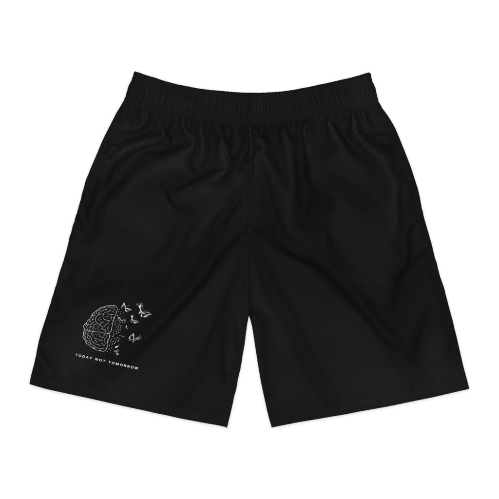 Relax Your Mind Jogger Shorts - Black
