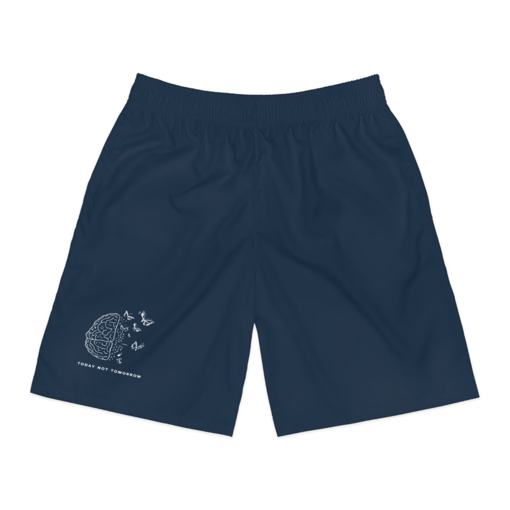 Relax Your Mind Jogger Shorts — True Navy Blue