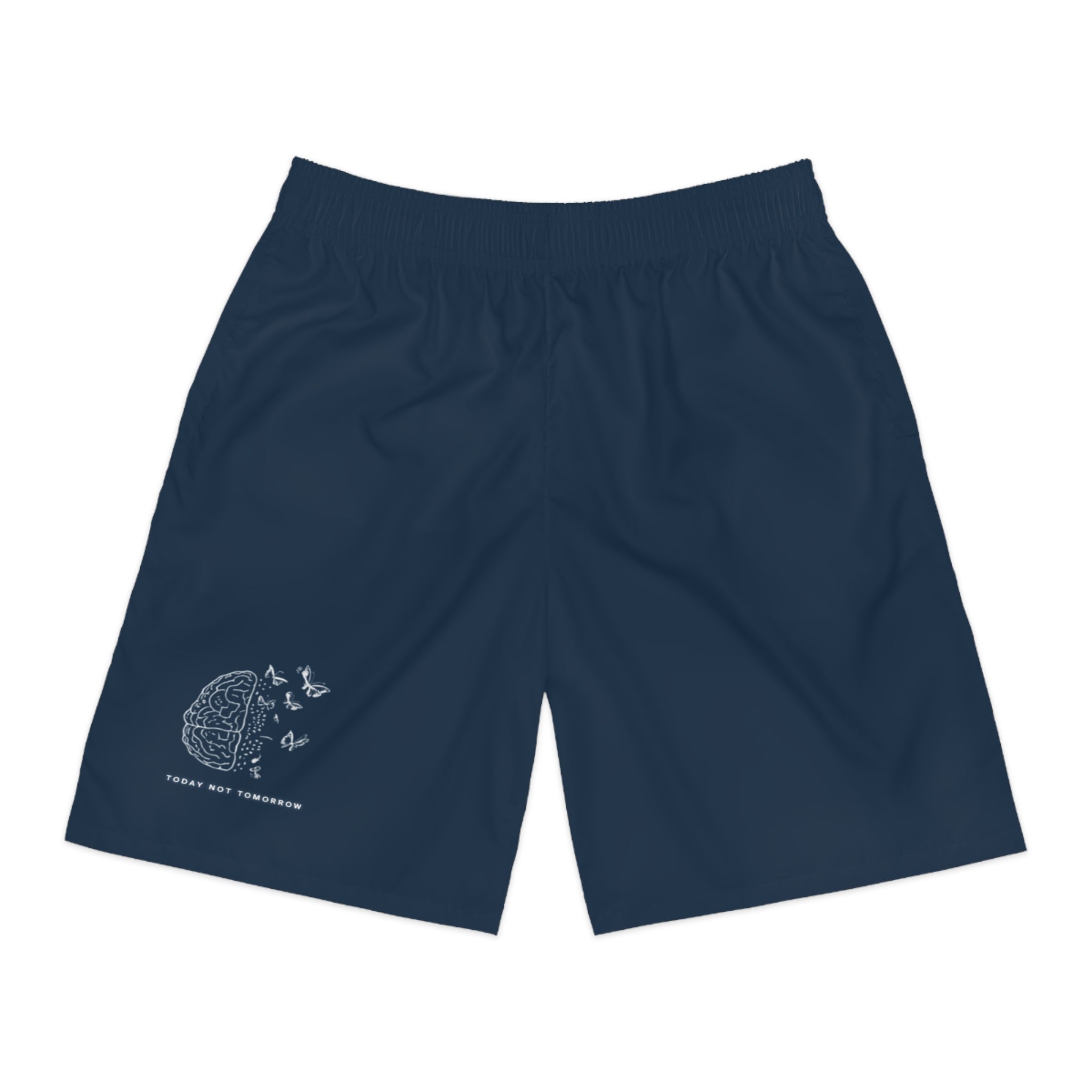 Relax Your Mind Jogger Shorts — True Navy Blue