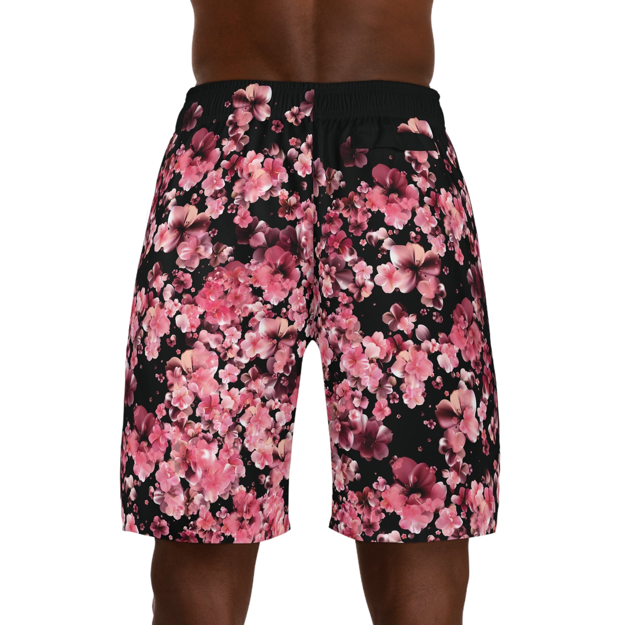Floral Sakura Jogger Shorts — (今日事今日毕 )